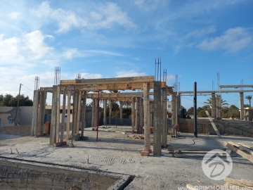  Chantier Villa sur la route du phare,  Avancement de travaux.. -  إنشاءات  مشاريعنا جربة